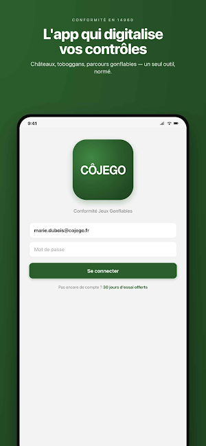 COJEGO Conformité Gonflables Screenshot 0