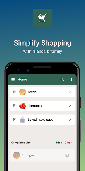 Shared list Screenshot 0