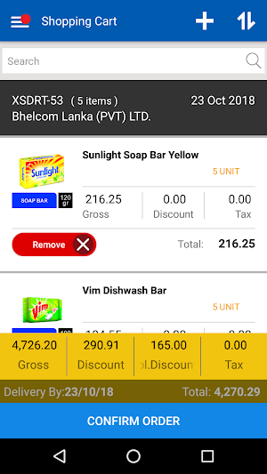 UAT2 : XnappSales Screenshot 1