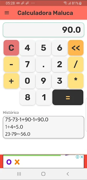 Calculadora Maluca Screenshot 2