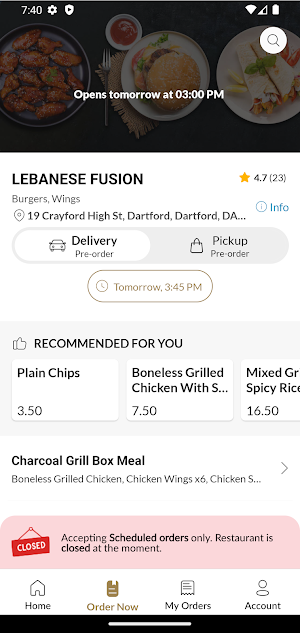 LEBANESE FUSION Screenshot 2