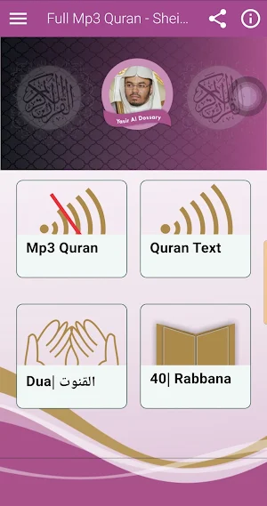 Yasser Al Dosari Quran Offline Screenshot 0