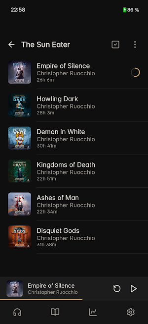 Earleaf - Audiobook Player Screenshot 2
