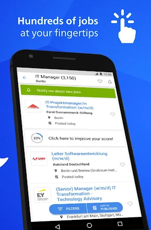 StepStone Job App Screenshot 2