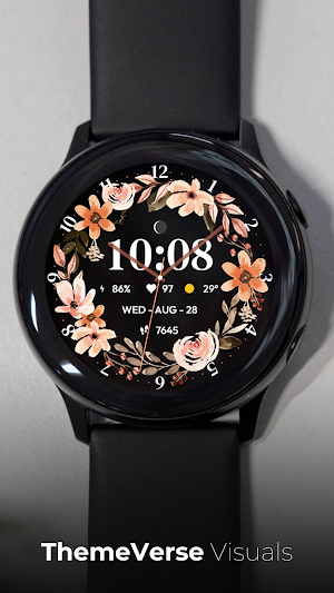 TVV Analog Autumn Watch Face Screenshot 1