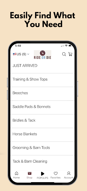 Ride or Die Equestrian Shop Screenshot 3