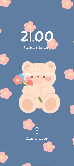 Kawaii Bear Wallpaper 4K HD Screenshot 3