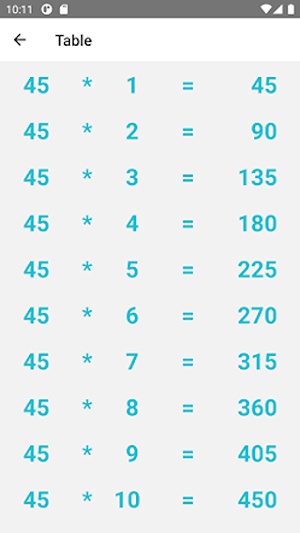 Maths Tables (1 -100) Screenshot 0