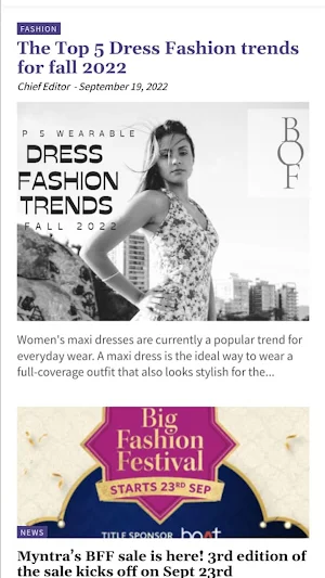 Blog On Fashion Screenshot 0