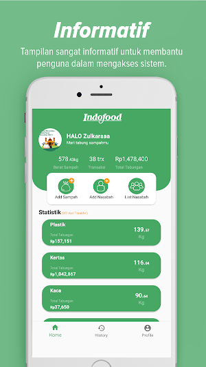 Indofood Waste Record Apps Screenshot 2
