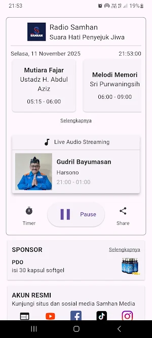 Radio Samhan Screenshot 0