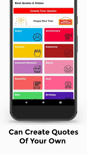 Status Creator - Quotes Creator - Status App Screenshot 2