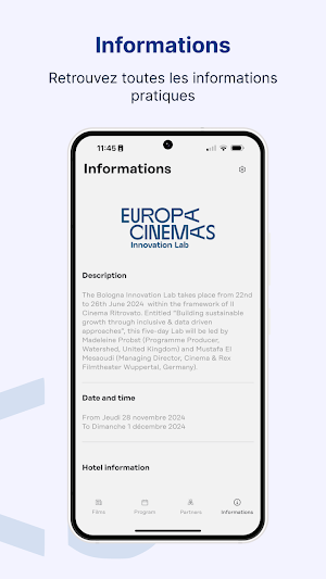Europa Cinemas App Screenshot 3