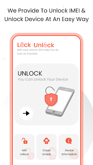 IMEI Unlock : Unlock Device Screenshot 1