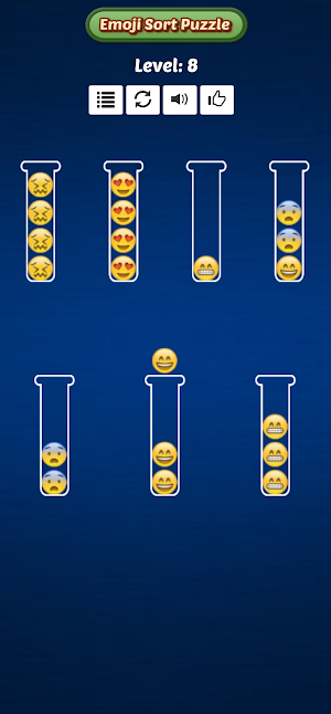 Emoji Sort Puzzle Latest 2022 Screenshot 2