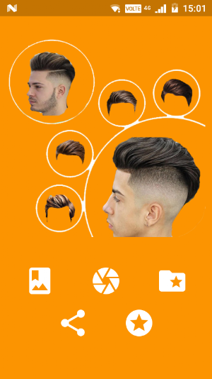 Man hair and musache style Screenshot 0