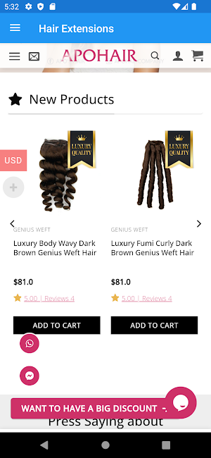 Hair Extensions Screenshot 3