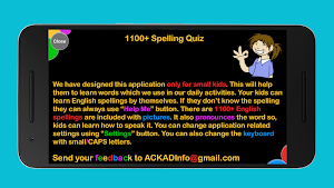 1100+ Spelling Quiz for spelling learning Screenshot 3