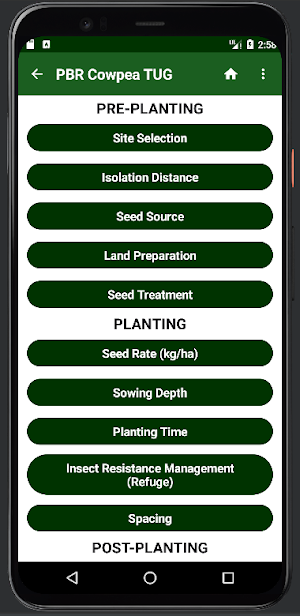 PBR Cowpea App Screenshot 1