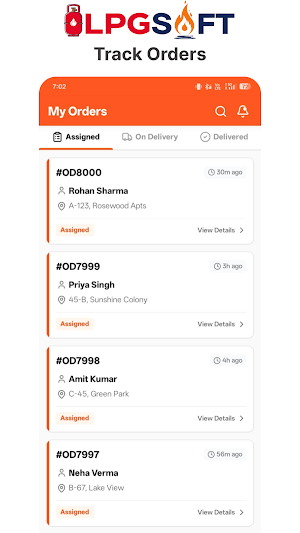 LPGSoft Delivery Screenshot 1