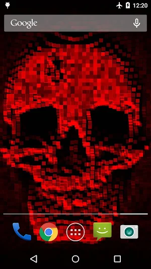 Halloween Skull Live Wallpaper Screenshot 2