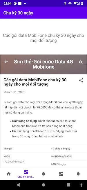 Đăng ký 4G Mobifone 2023 Screenshot 2
