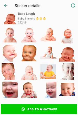 Baby Stickers for WhatsApp Screenshot 2