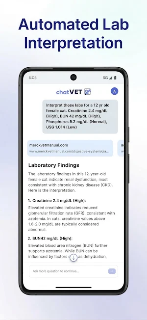 ChatVET Screenshot 2