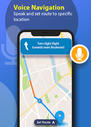 GPS Navigation: Live Map Direction, Route, GPS Screenshot 2