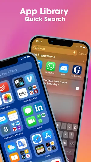 Launcher iOS 17 Screenshot 2