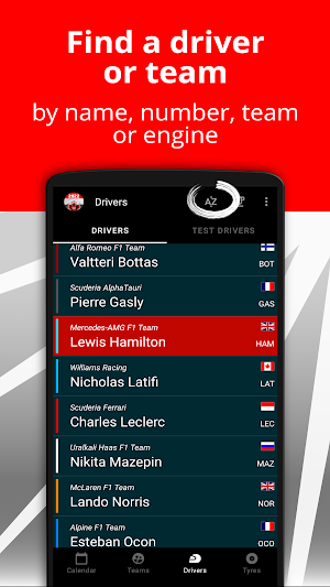 Racing Calendar 2022 - Donate Screenshot 3