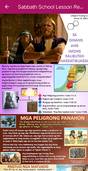 Sabbath School Lesson in Cebuano Language Screenshot 2