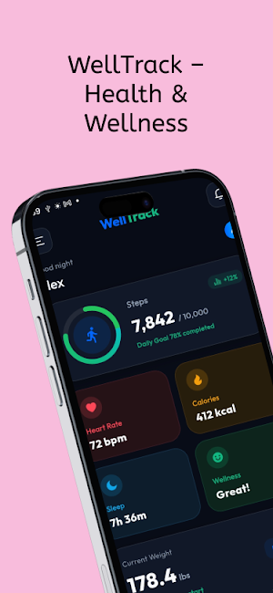 WellTrack – Weight & Wellness Screenshot 0