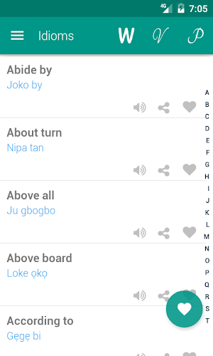 Idioms Yoruba Screenshot 2