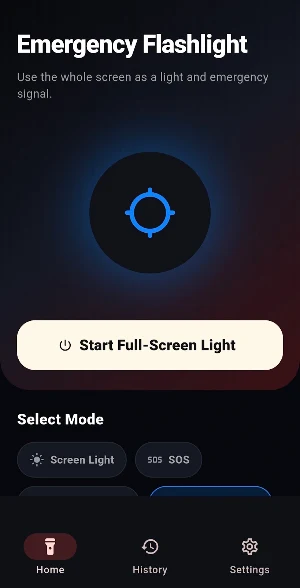 Emergency Flashlight SOS Screenshot 2