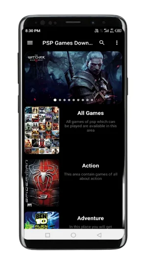 PSP Games Downloader ISO Roms Screenshot 0