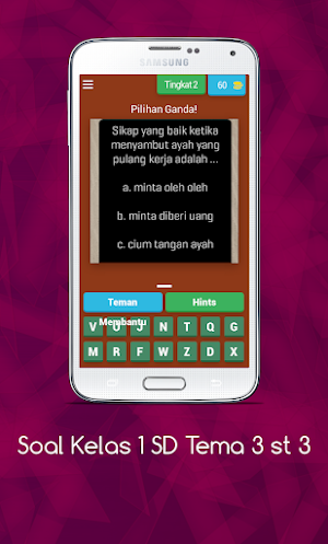 Soal Kelas 1 SD Tema 3 st 3 Screenshot 2
