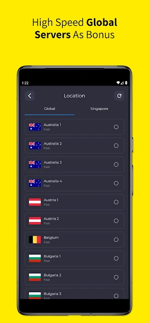 Singapore VPN - Fast VPN Proxy Screenshot 2