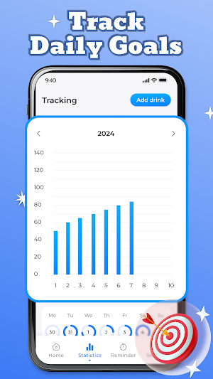 WaTrack: Drink Water Reminder Screenshot 2