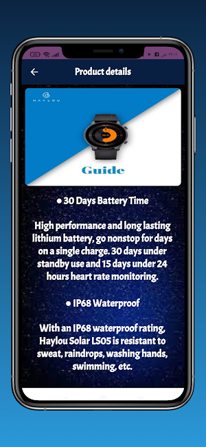 Haylou RS3 smart Watch Guide Screenshot 2