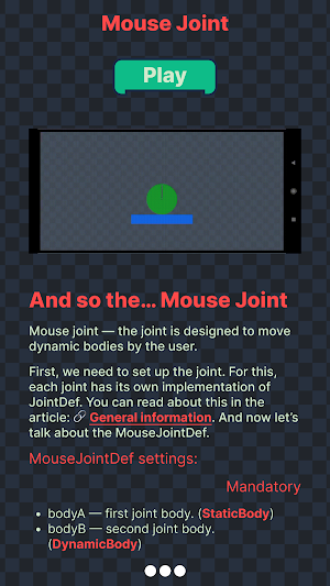 Joints Tutorials Screenshot 2