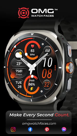 OMG 339 Hybrid Watch Face Screenshot 1