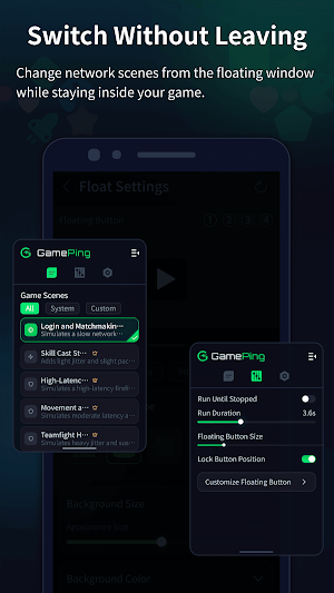 GamePing: Network Simulator Screenshot 2