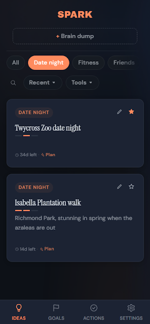 Spark - Ideas to Action Screenshot 1
