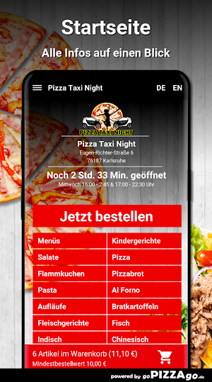 Pizza Taxi Night Karlsruhe Screenshot 1