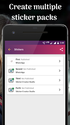 Sticker Creator Studio for WhatsApp, WAStickerApps Screenshot 3