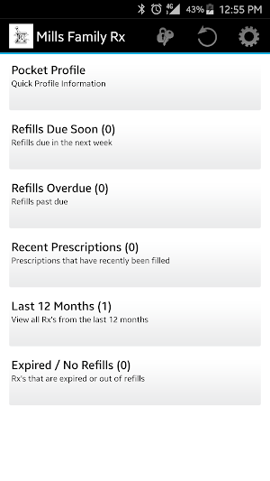 Mills Family Rx Screenshot 1