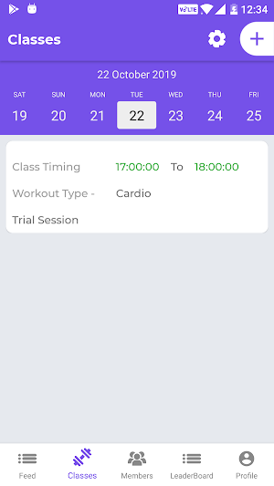 FitWay Trainer Screenshot 2