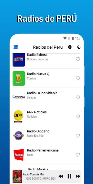 Radios del Peru en Vivo Screenshot 0