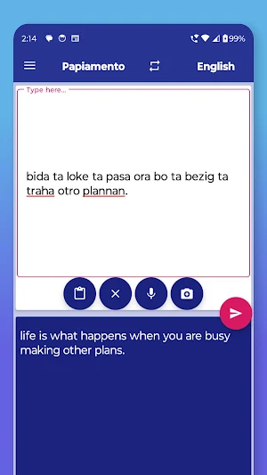 Papiamento English Translator Screenshot 3